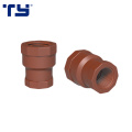 Wholesale Brown Female Thread Reducing Coupling Plastic Pipe Reducer